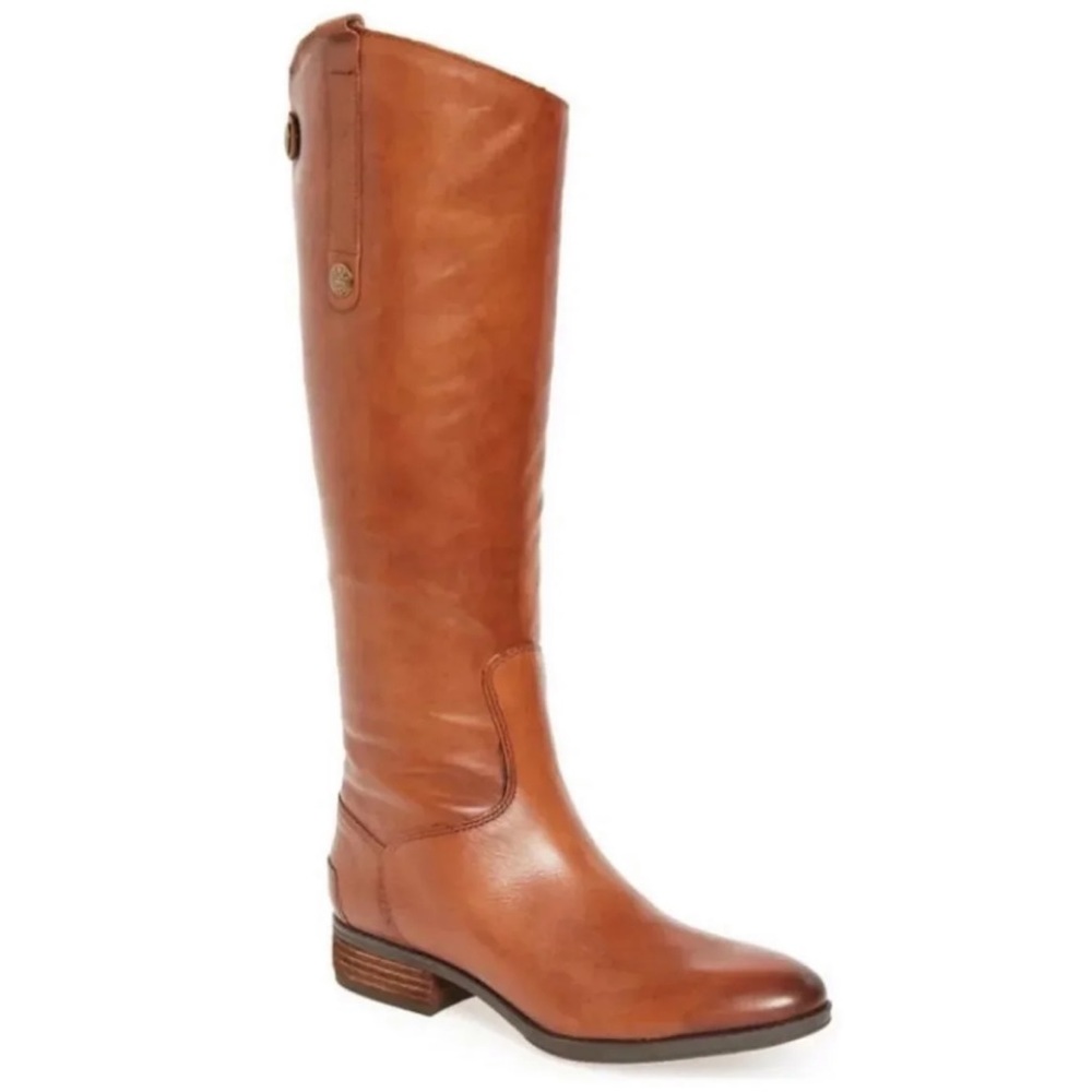 NEW Sam Edelman Penny Boots Whiskey Brown 7M